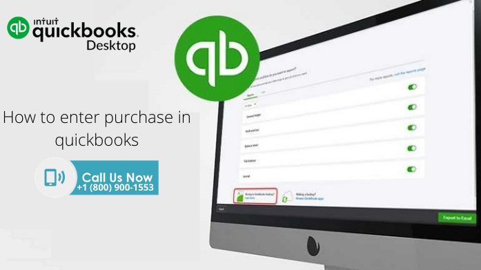 How to enter purchase in QuickBooks?