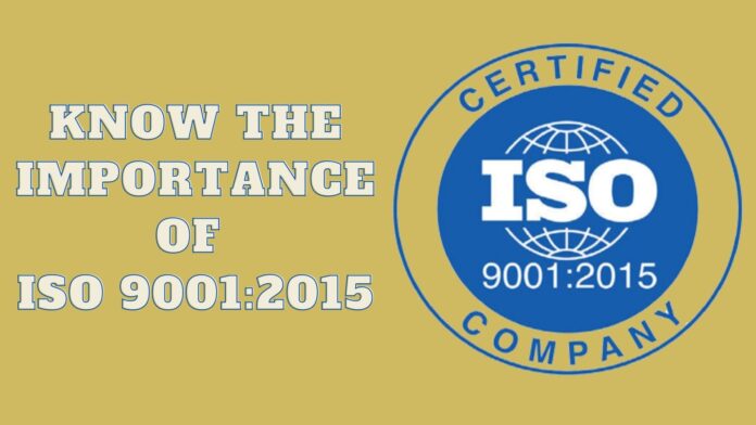 Know the importance of ISO 9001_2015