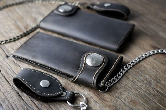 Biker Wallet material