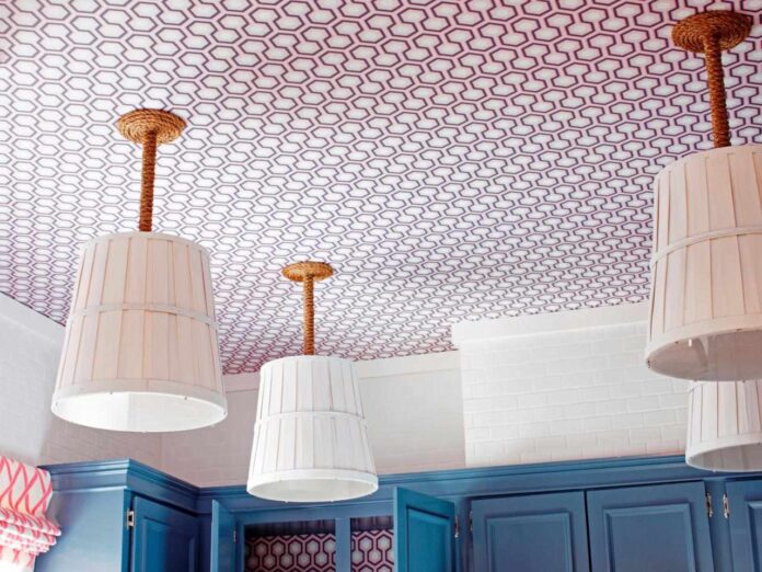 Using Wallpaper On The Ceiling