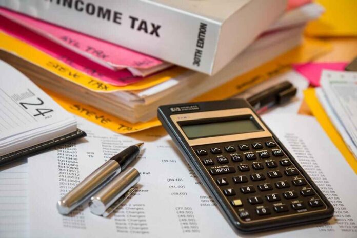 calculating any income tax