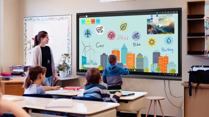 interactive displays education