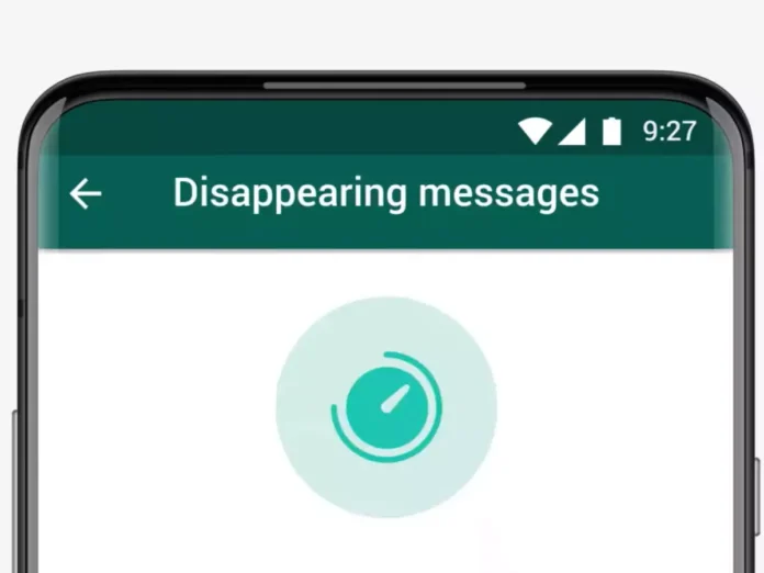 Disappearing messages