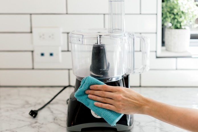 clean small kitchen appliances