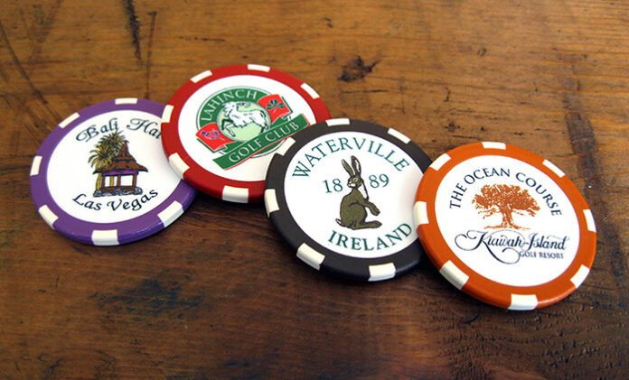 Golf Tournament Custom Poker Chips